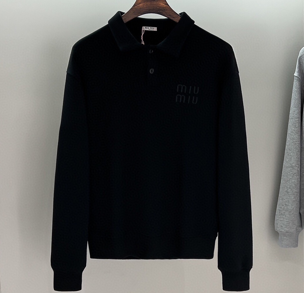 미우미우 2025 남성용 맨투맨 MM018 YB