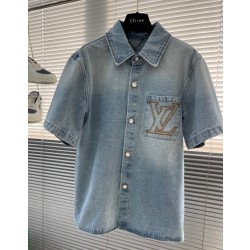 루이비통 2025 남성용 반팔청셔츠 LV1610 HD