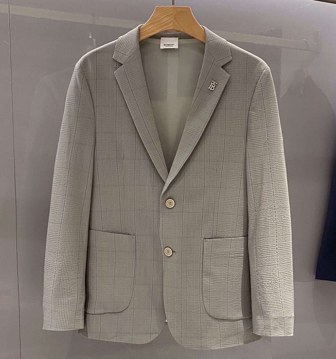 버버리 2025 남성용 수트자켓 BU1163 HD