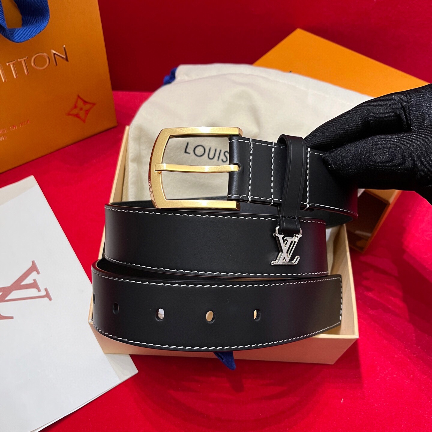 루이비통 2025 남성용 벨트 LV173 GD