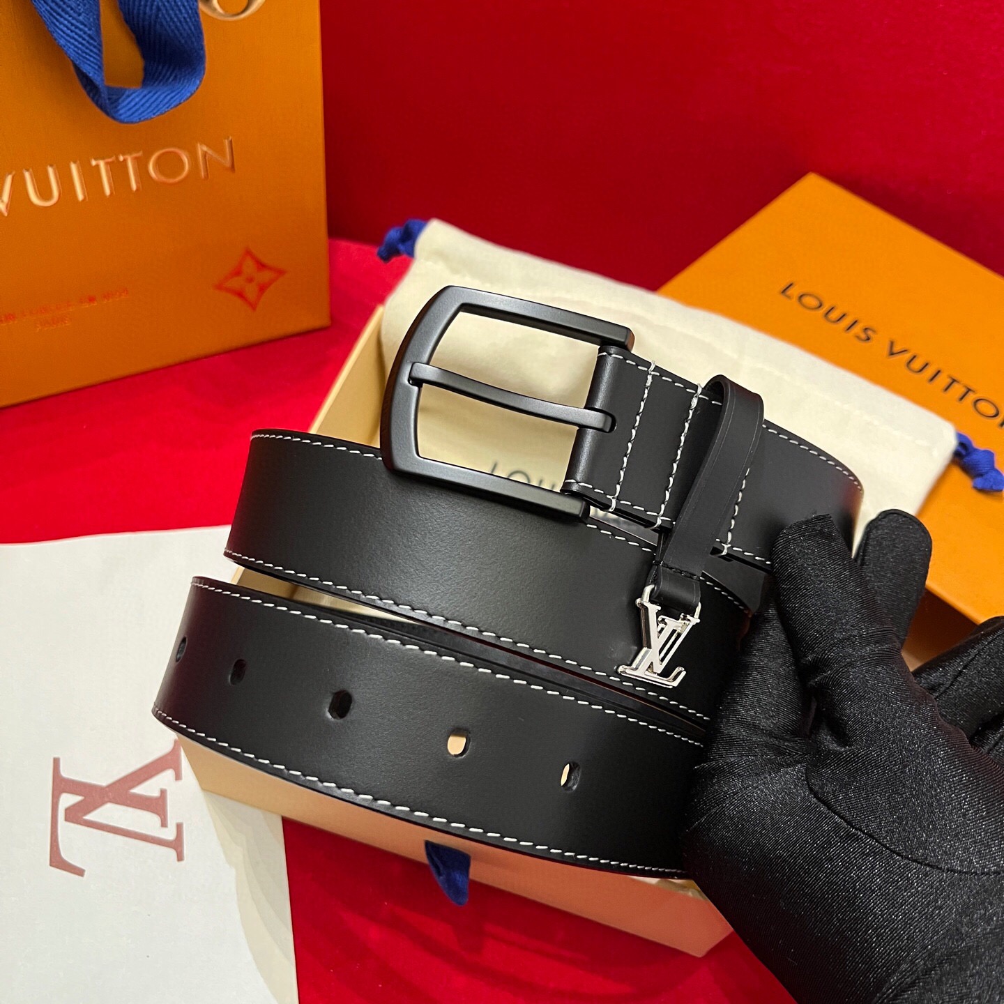 루이비통 2025 남성용 벨트 LV174 GD