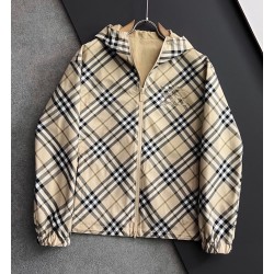 버버리 2025 남성용 바람막이 후드자켓 BU1127 YB
