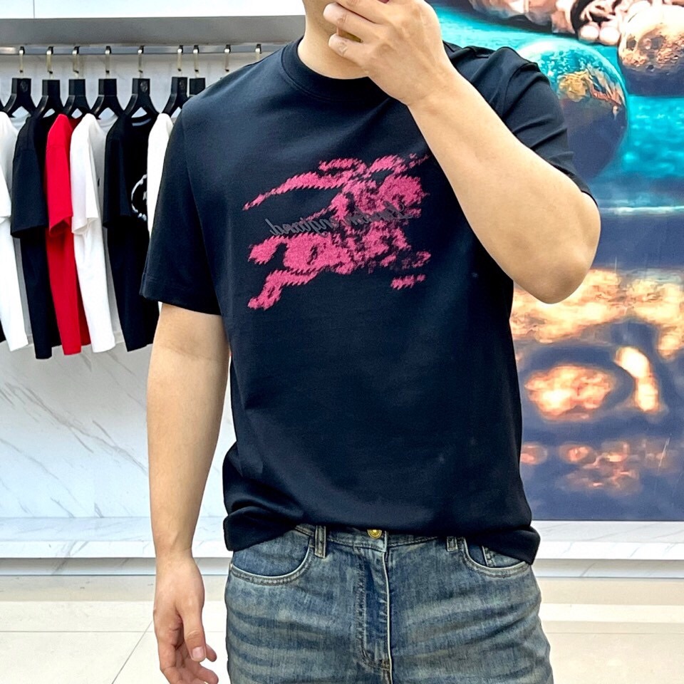 버버리 2025 남성용 반팔티 BU1132 PD