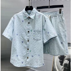 루이비통 2025 남성용 반팔세트 LV1724 PD