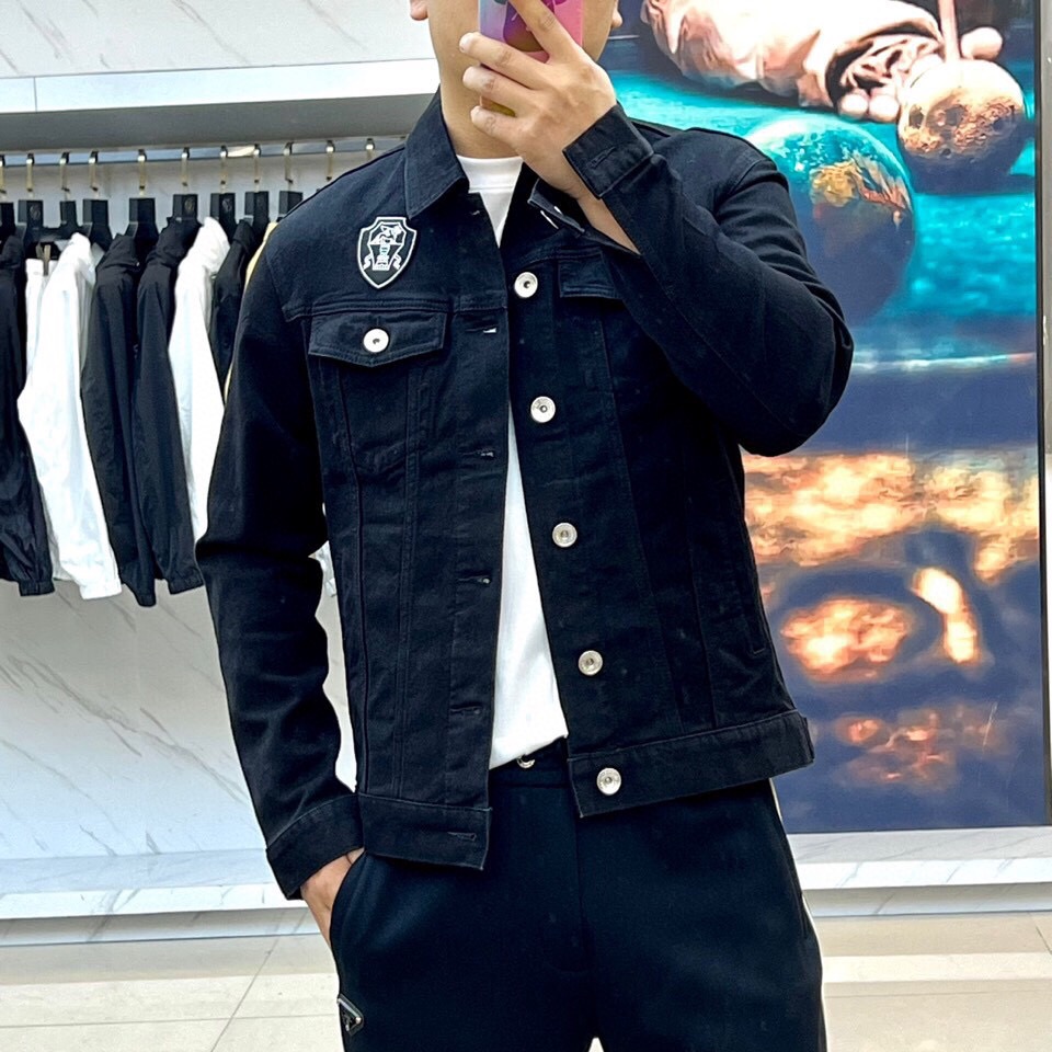 브루넬로 쿠치넬리 2025 남성용 청자켓 BL1148 PD