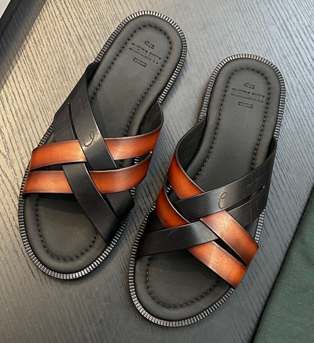 벨루티 2025 남성용 슬리퍼 BL142 SH-E