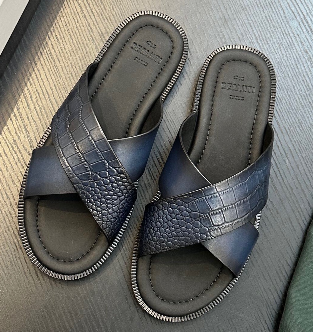 벨루티 2025 남성용 슬리퍼 BL143 SH-E
