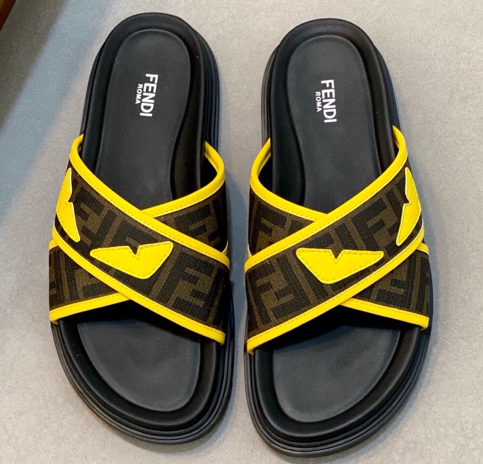 펜디 2025 남성용 슬리퍼 FD121 SH-E