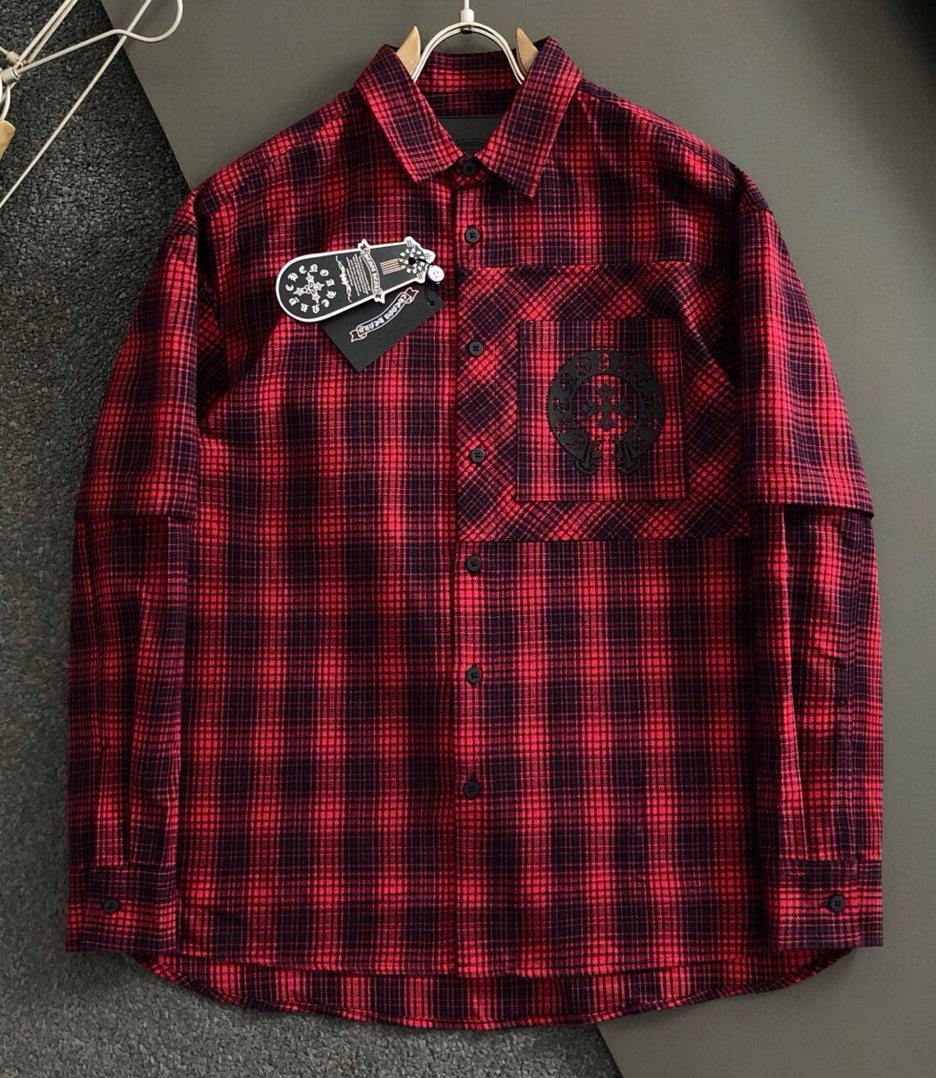 크롬하츠 2025 남성용 셔츠 GC185 YB