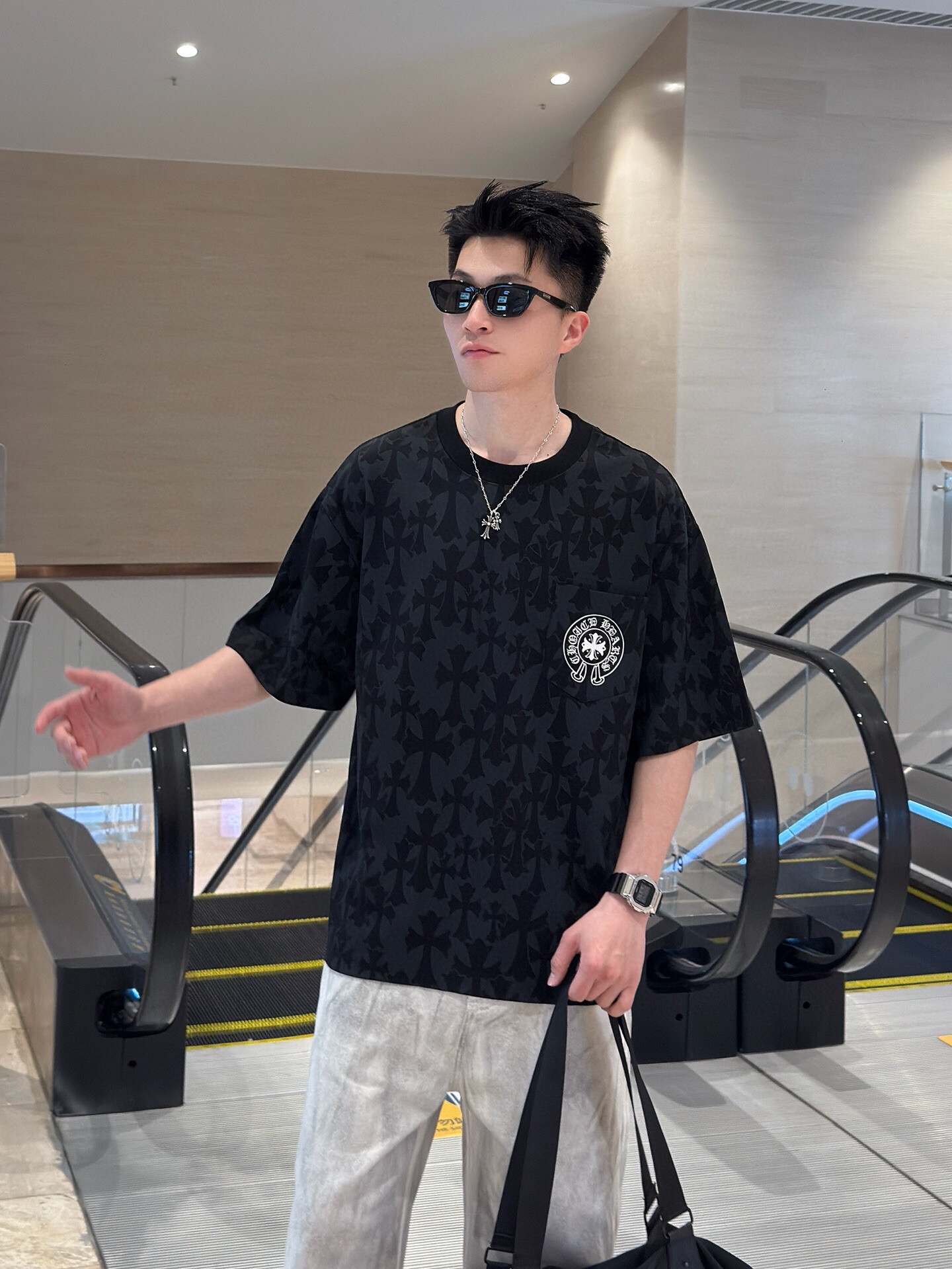 크롬하츠 2025 남성용 반팔티 GC217 PD