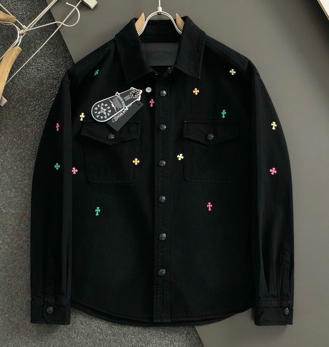 크롬하츠 2025 남성용 청자켓 GC223 YB