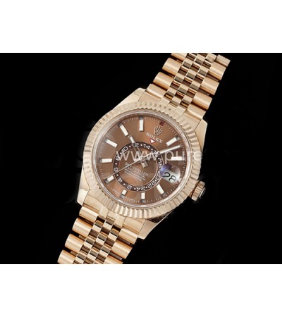 ROLEX 로렉스 롤렉스 스카이드웰러 42mm 336938 로즈골드 브라운 다이얼, 남자명품시계,워치,남자,SA,명품시계,메탈밴드