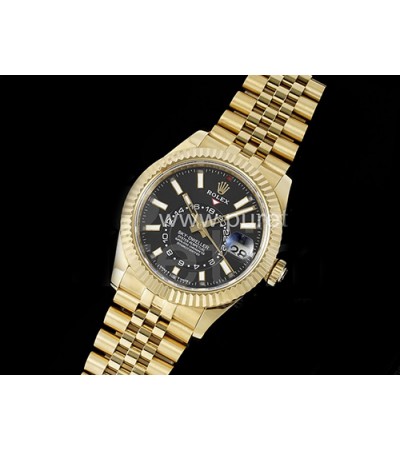 ROLEX 로렉스 롤렉스 스카이드웰러 42mm 336938 옐로우골드 블랙 다이얼, 남자명품시계,워치,남자,SA,명품시계,메탈밴드