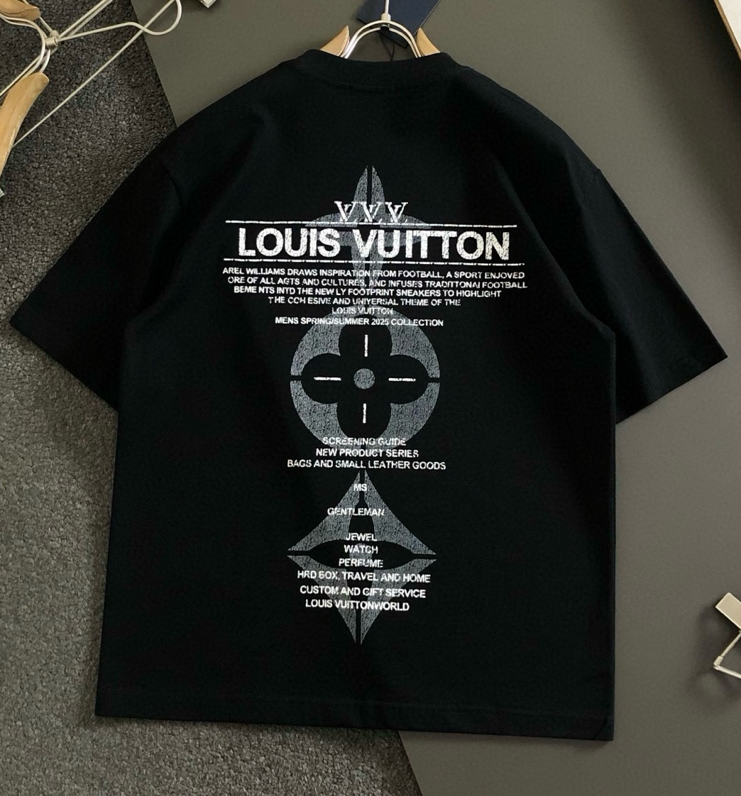 [홍콩명품.LOUIS VUITTON] 루이비통 2025 남성용 반팔 LV1854 HD  2컬러 홍콩명품의류,구매대행,온라인명품