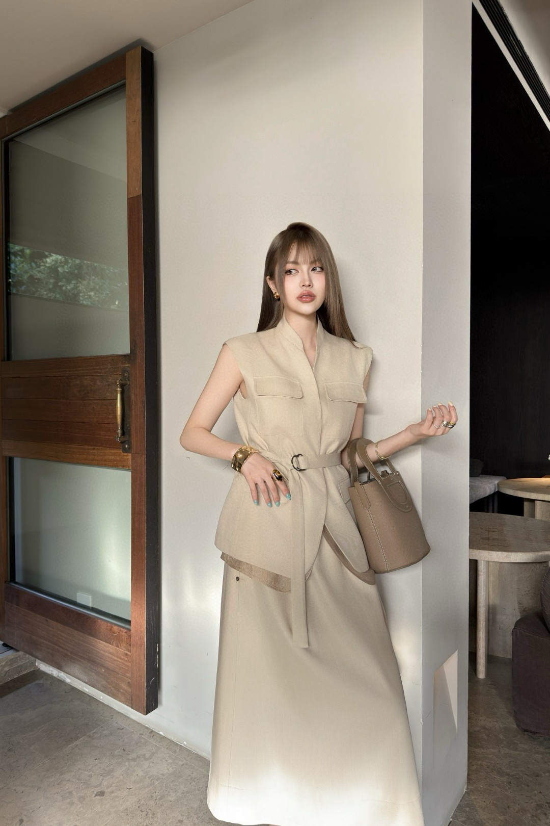 [홍콩명품.BRUNELLO CUCINELLI]브루넬로 쿠치넬리  2025 여성용  스커트 WA5584 JS-A  홍콩명품의류,구매대행,온라인명품