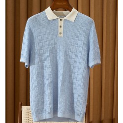 [홍콩명품.HERMES] 에르메스 2025 남성용 니트반팔 HM407 YB 홍콩명품의류,구매대행,온라인명품
