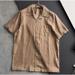 [홍콩명품.loro piana]로로피아나 2025 남성용 린넨 반팔셔츠 LP372 PD 3컬러 홍콩명품의류,구매대행,온라인명품