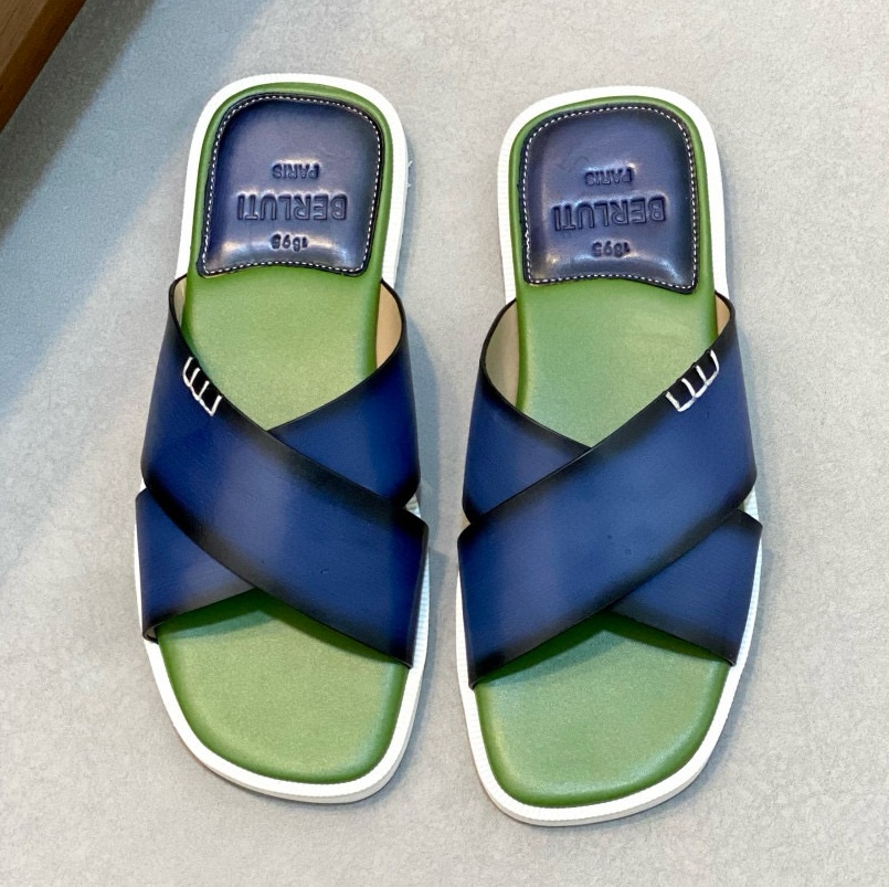 [홍콩명품.BERLUTI] 벨루티2025 남성용 슬리퍼 BL153 SH-E 홍콩명품의류,구매대행,온라인명품