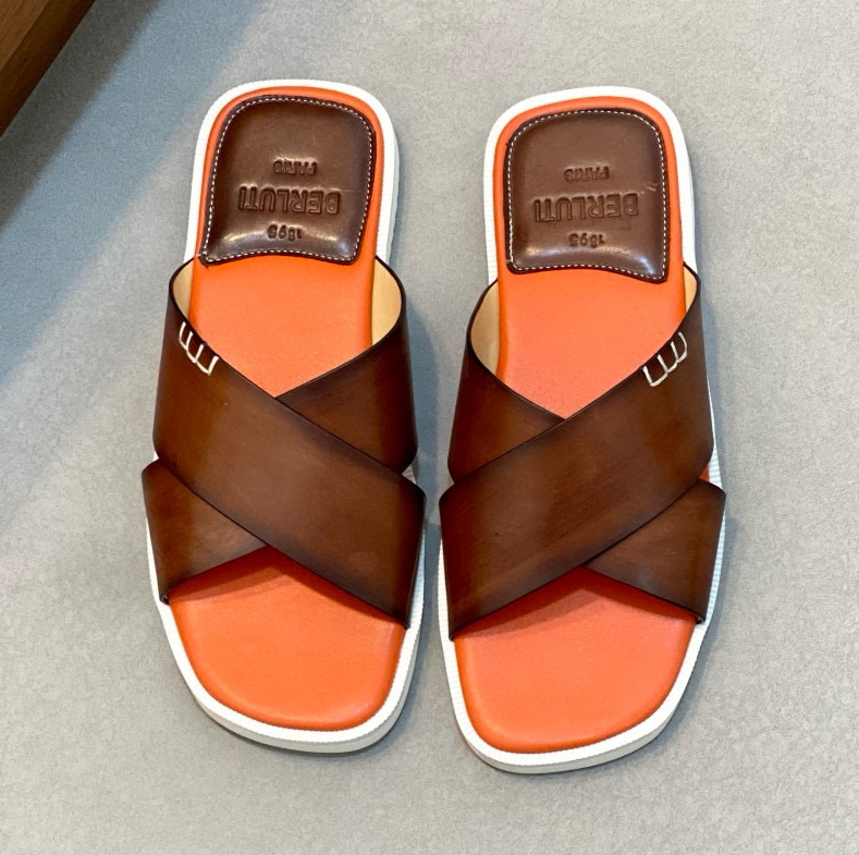 [홍콩명품.BERLUTI] 벨루티2025 남성용 슬리퍼 BL157 SH-E 홍콩명품의류,구매대행,온라인명품