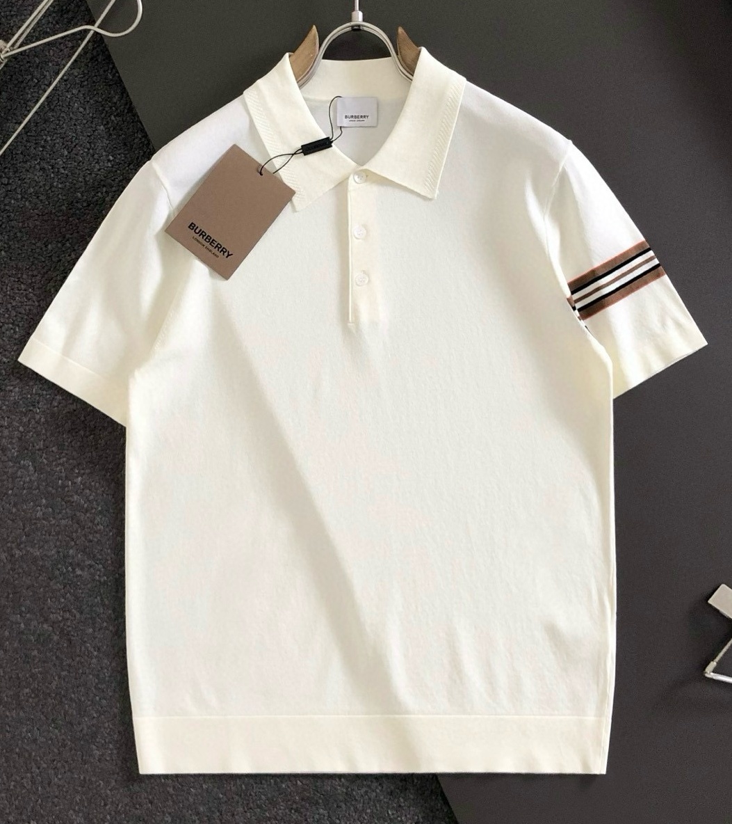 [홍콩명품.BURBERRY] 버버리 2025 남성용 니트반팔티 BU1247 YB 홍콩명품의류,구매대행,온라인명품