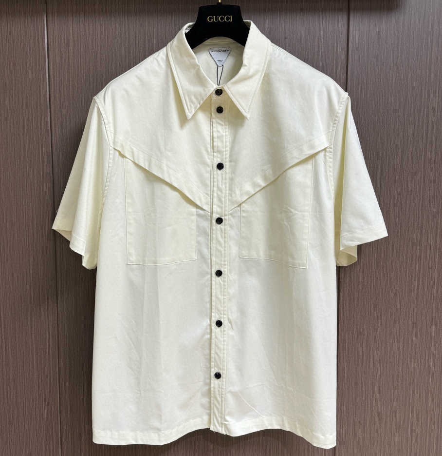 [홍콩명품.BOTTEGA VENETA] 보테가베네타 25SS 로고 패턴 반팔 남방 셔츠 BV124 HD, 홍콩명품의류,구매대행,온라인명품