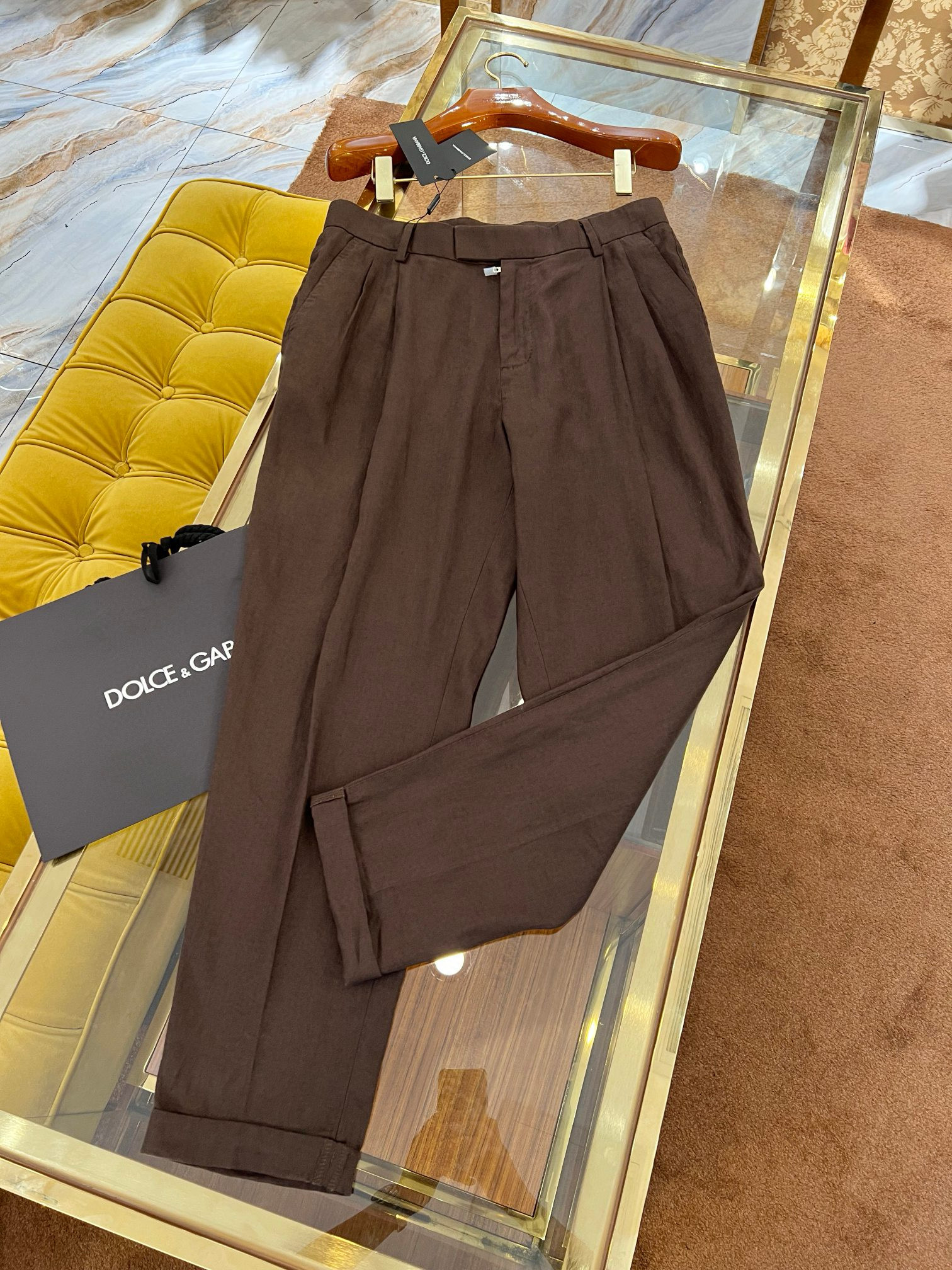 [홍콩명품] 돌체앤가바나 2025 남성용 린넨 바지 DG428 HD 홍콩명품의류,구매대행,온라인명품