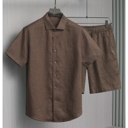 [홍콩명품.Loro Piana] 로로피아나 2025 린넨 반팔셔츠세트 LP442 PD 홍콩명품의류,구매대행,온라인명품