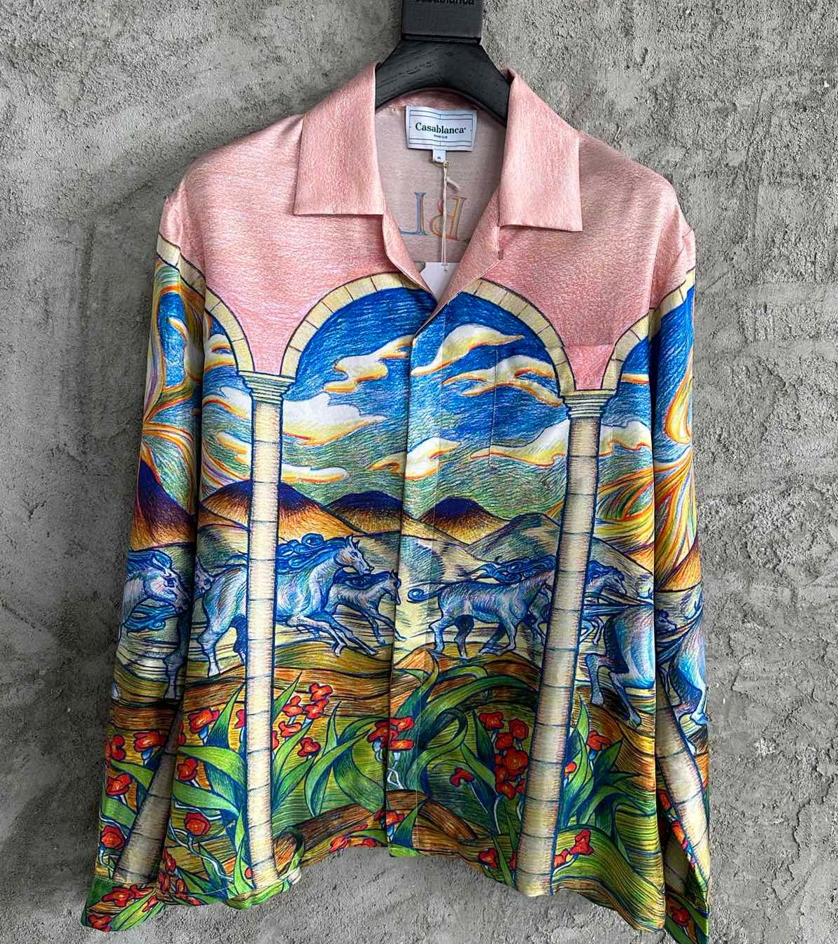 [홍콩명품.CSSABLANCA] 카사블랑카 2025 남성용 실크 셔츠 GT163 HD 홍콩명품의류,구매대행,온라인명품