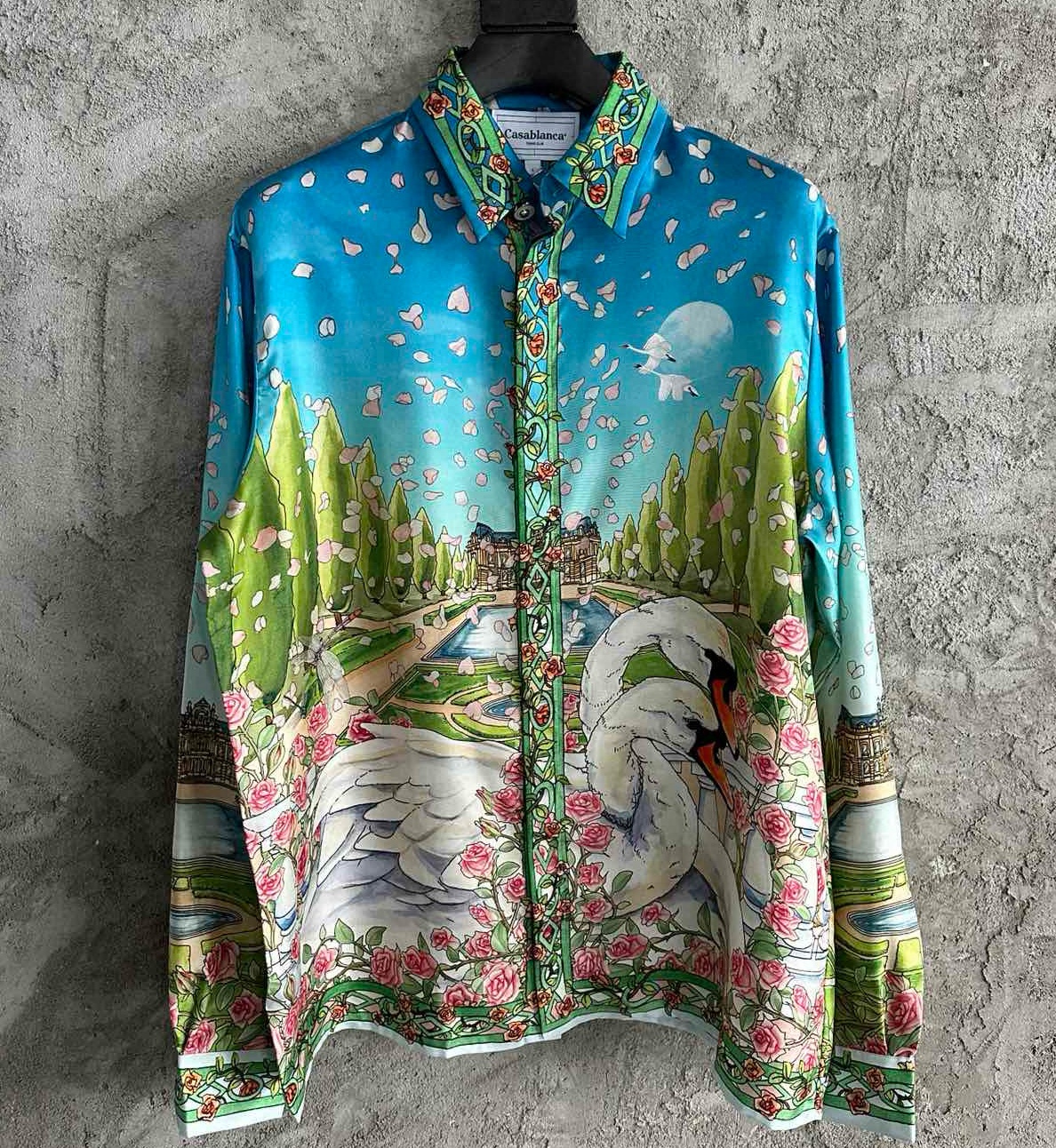 [홍콩명품.CSSABLANCA] 카사블랑카 2025 남성용 실크 셔츠 GT165 HD 홍콩명품의류,구매대행,온라인명품