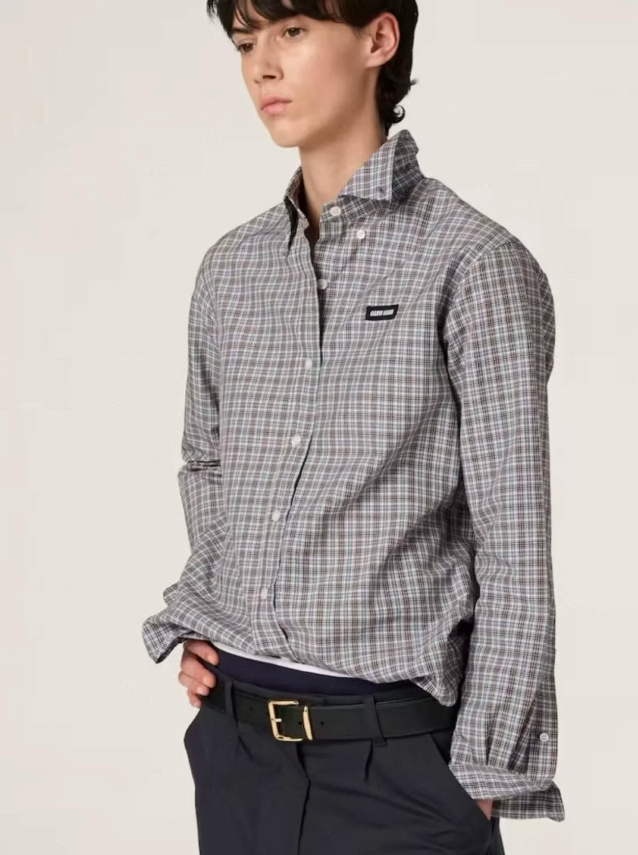 [홍콩명품,MIU MIU] 미우미우 2025 셔츠 MM038 YB 홍콩명품의류,구매대행,온라인명품