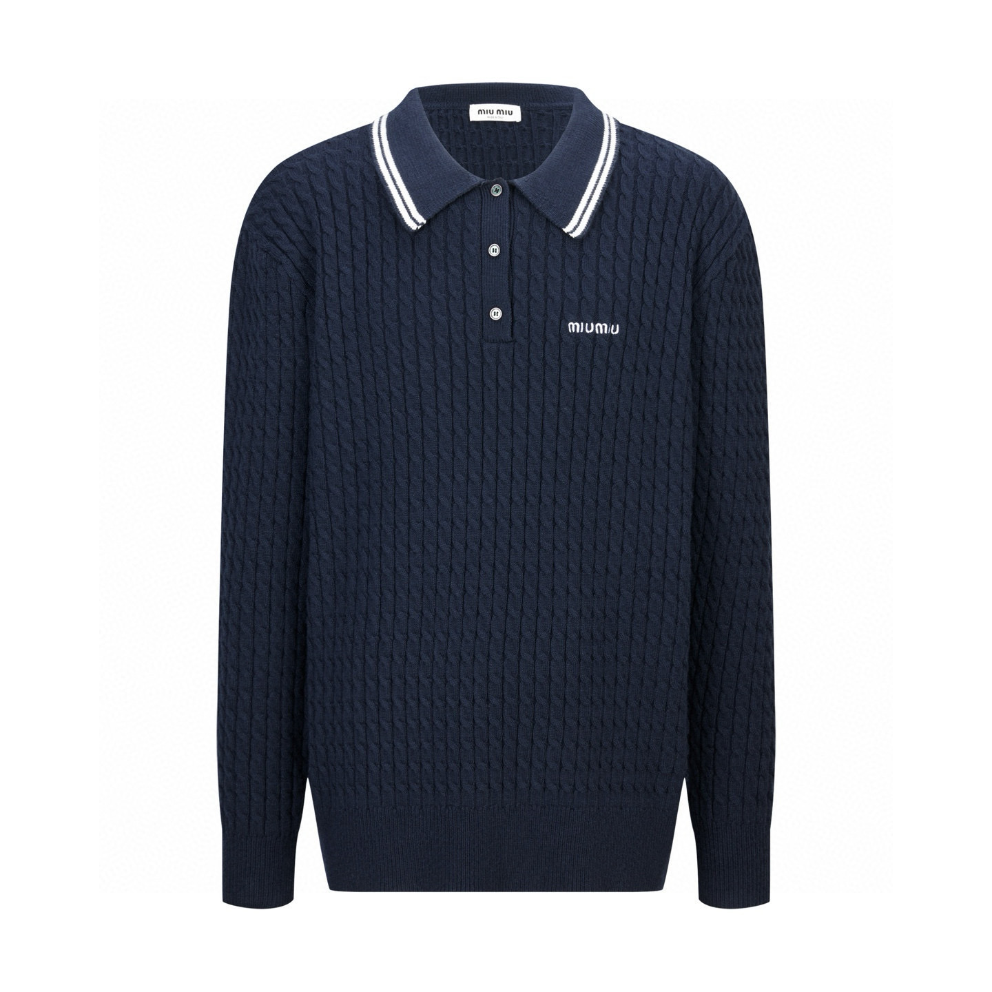 [홍콩명품,MIU MIU] 미우미우 2025 니트 풀오버 MM039 YB 홍콩명품의류,구매대행,온라인명품