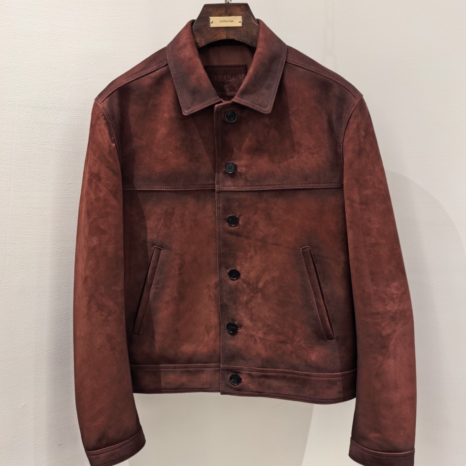 [홍콩명품.PRADA] 프라다 2025 남성용 양가죽자켓 PD1431 HD 홍콩명품의류,구매대행,온라인명품