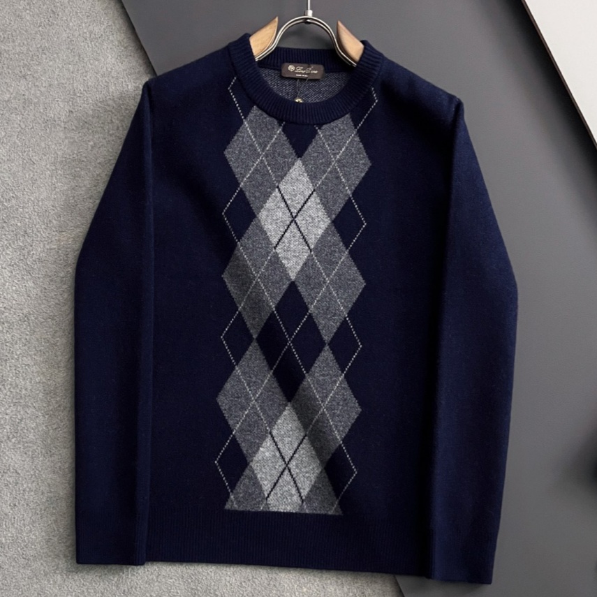 [홍콩명품.loro piana]로로피아나 2025 남성용 울 풀오버 LP586 YB 홍콩명품의류,구매대행,온라인명품