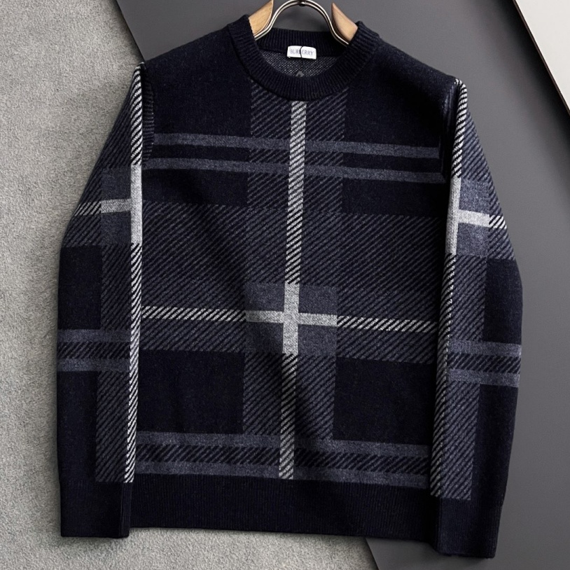 [홍콩명품.BURBERRY] 버버리 2025 남성용 울 풀오버 BU1333 YB 홍콩명품의류,구매대행,온라인명품