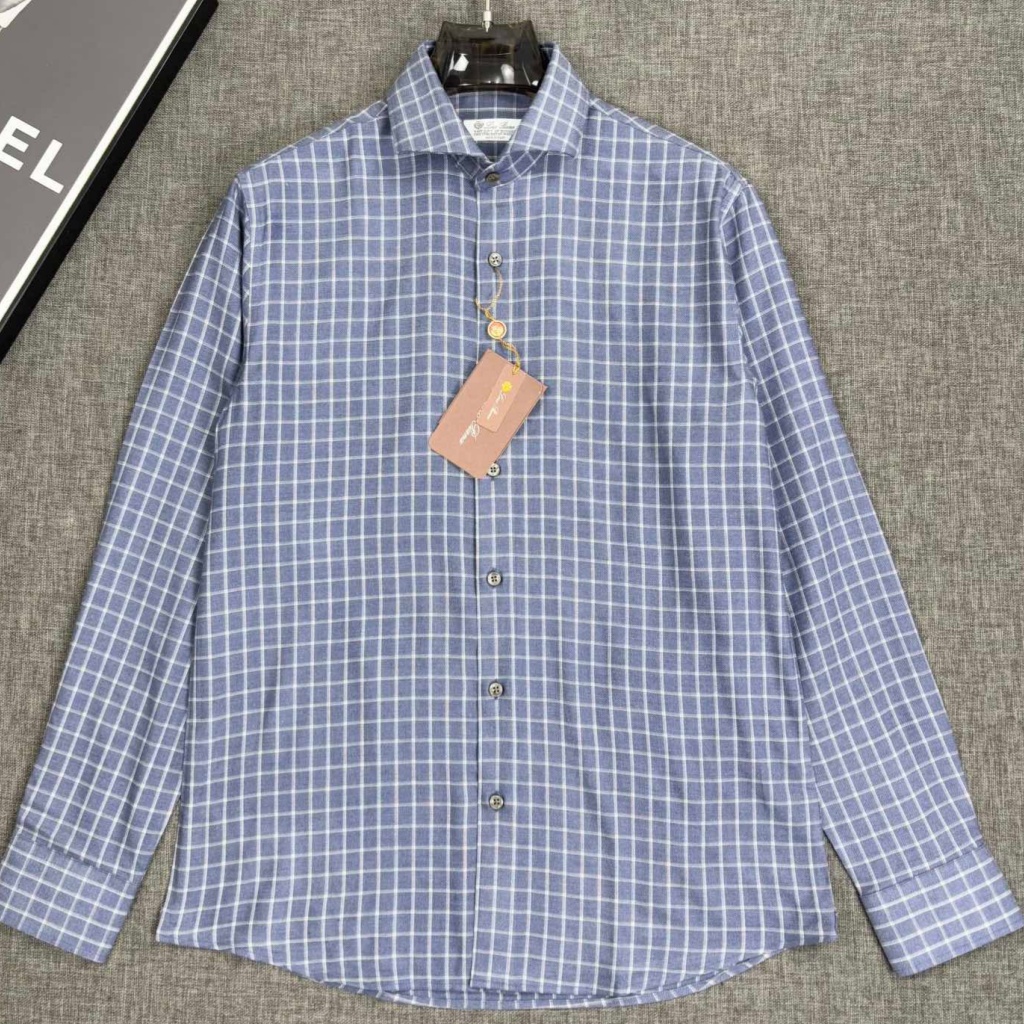[홍콩명품.Loro Piana] 로로피아나 2025 울혼방셔츠 LP590 YB 홍콩명품의류,구매대행,온라인명품