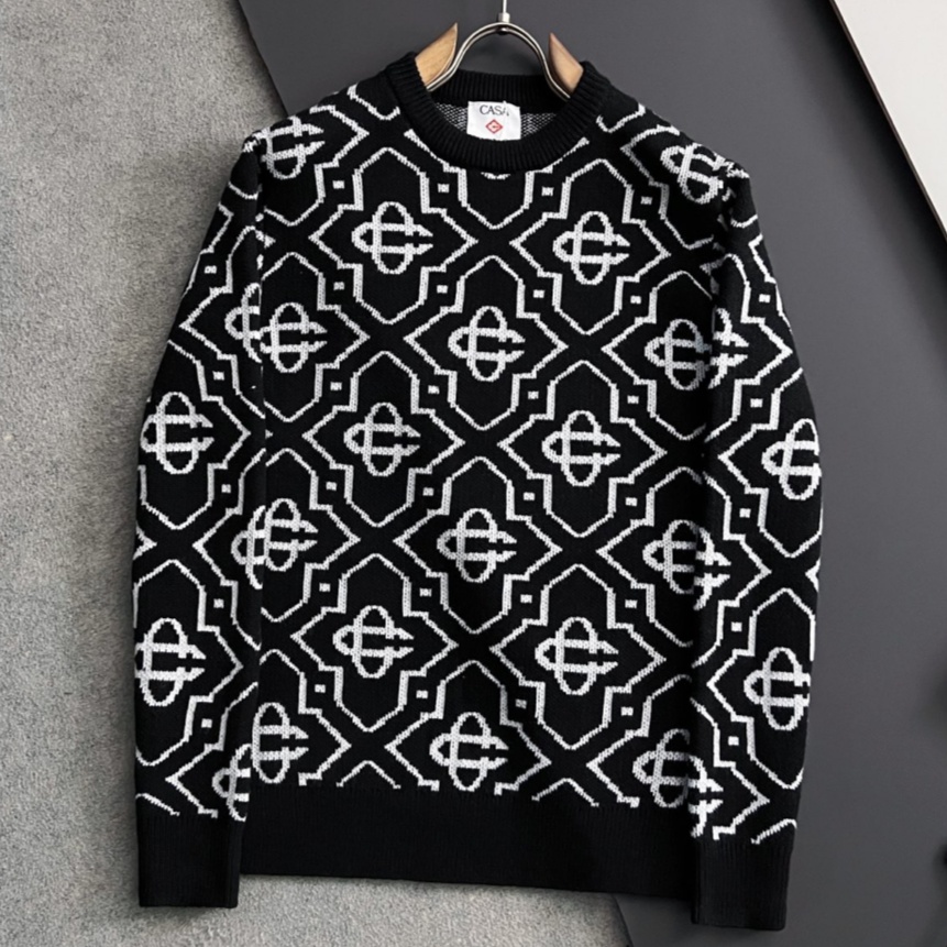 [홍콩명품.CSSABLANCA] 카사블랑카 2025 남성용 울 풀오버 GT1256 HD 홍콩명품의류,구매대행,온라인명품