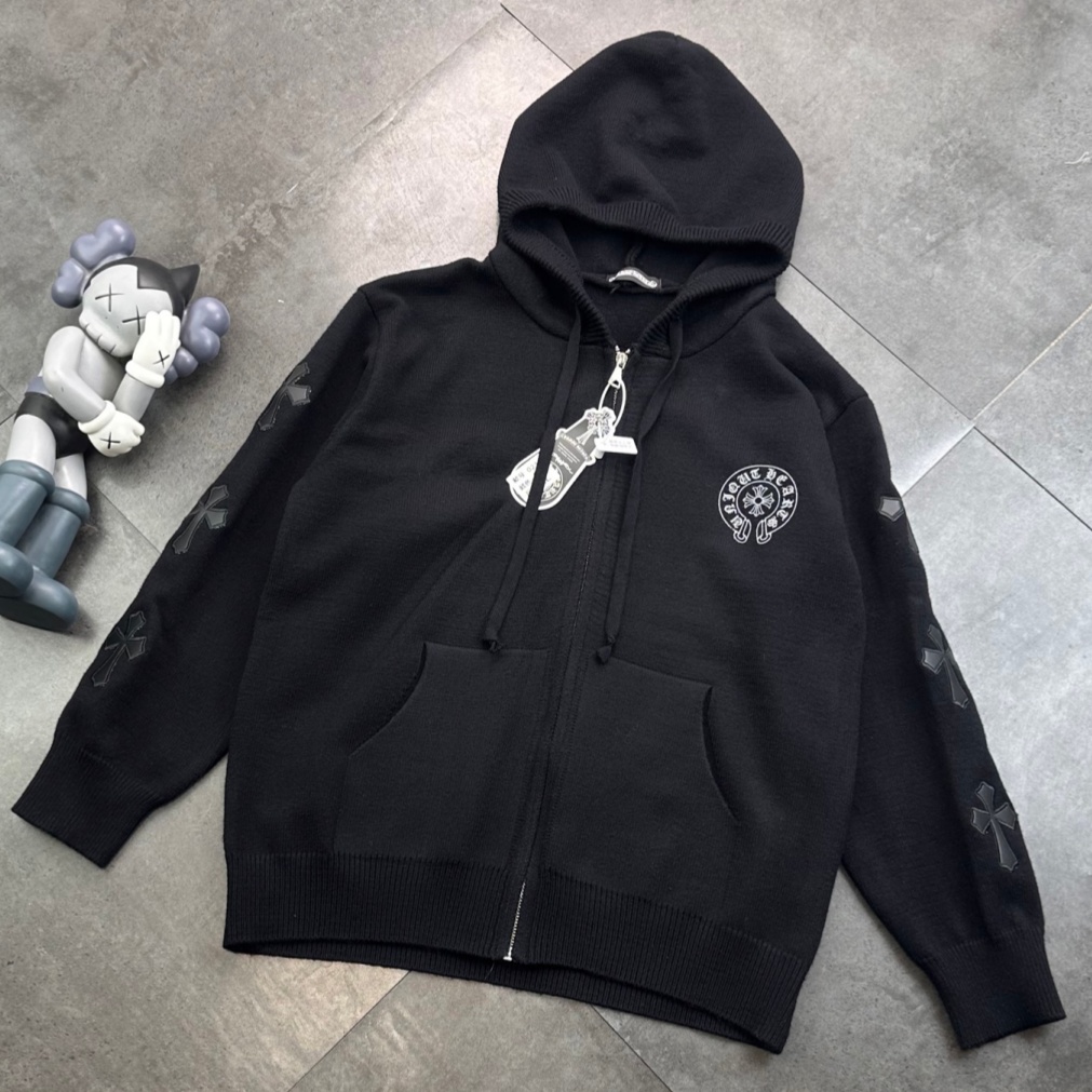 [홍콩명품.CHROME HEARTS] 크롬하츠 2025 남성용 울혼방 가디건 GC372 PD 홍콩명품의류,구매대행,온라인명품