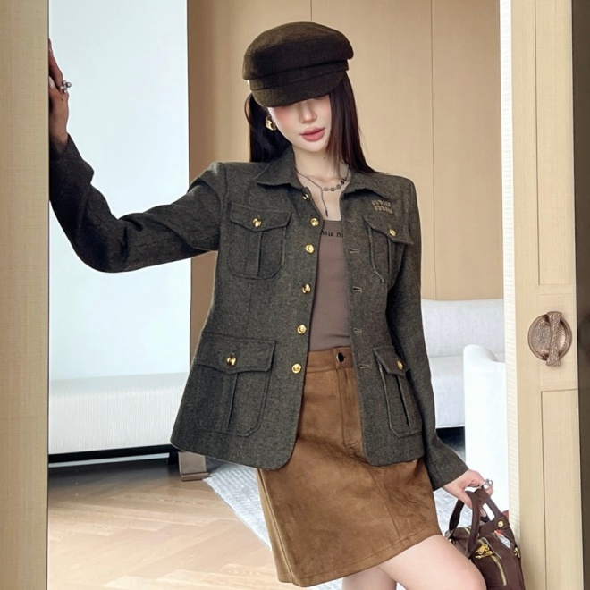 [홍콩명품,MIU MIU] 미우미우 2025 여성용 자켓 WA5840 JS 홍콩명품의류,구매대행,온라인명품