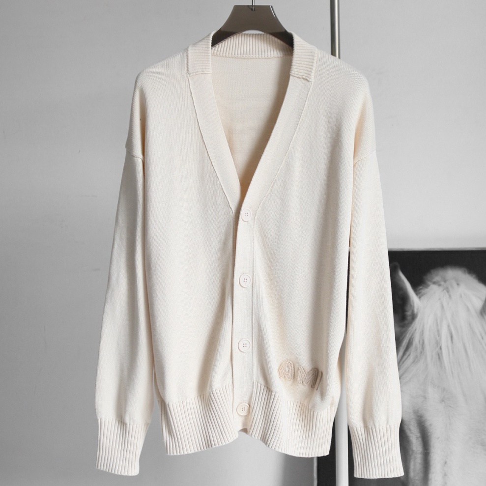 [홍콩명품.AMI] 아미 2025 남성용 니트가디건 AM028 HD 홍콩명품의류,구매대행,온라인명품