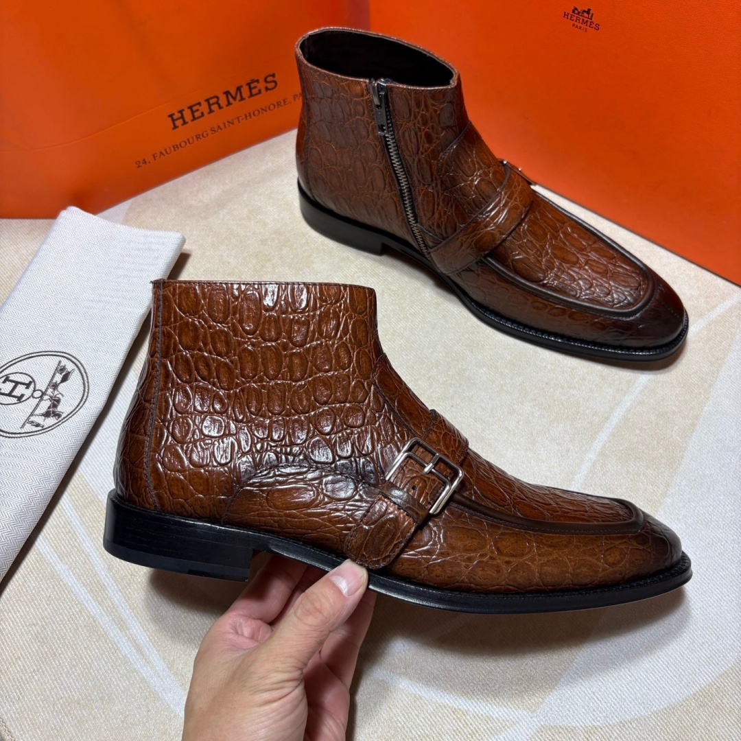 [홍콩명품.HERMES] 에르메스 2025 남성용 앵글부츠HM457 SH-E 홍콩명품의류,구매대행,온라인명품