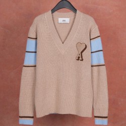 [홍콩명품.AMI] 아미 2025 남성용 울 풀오버 AM035 YB 홍콩명품의류,구매대행,온라인명품