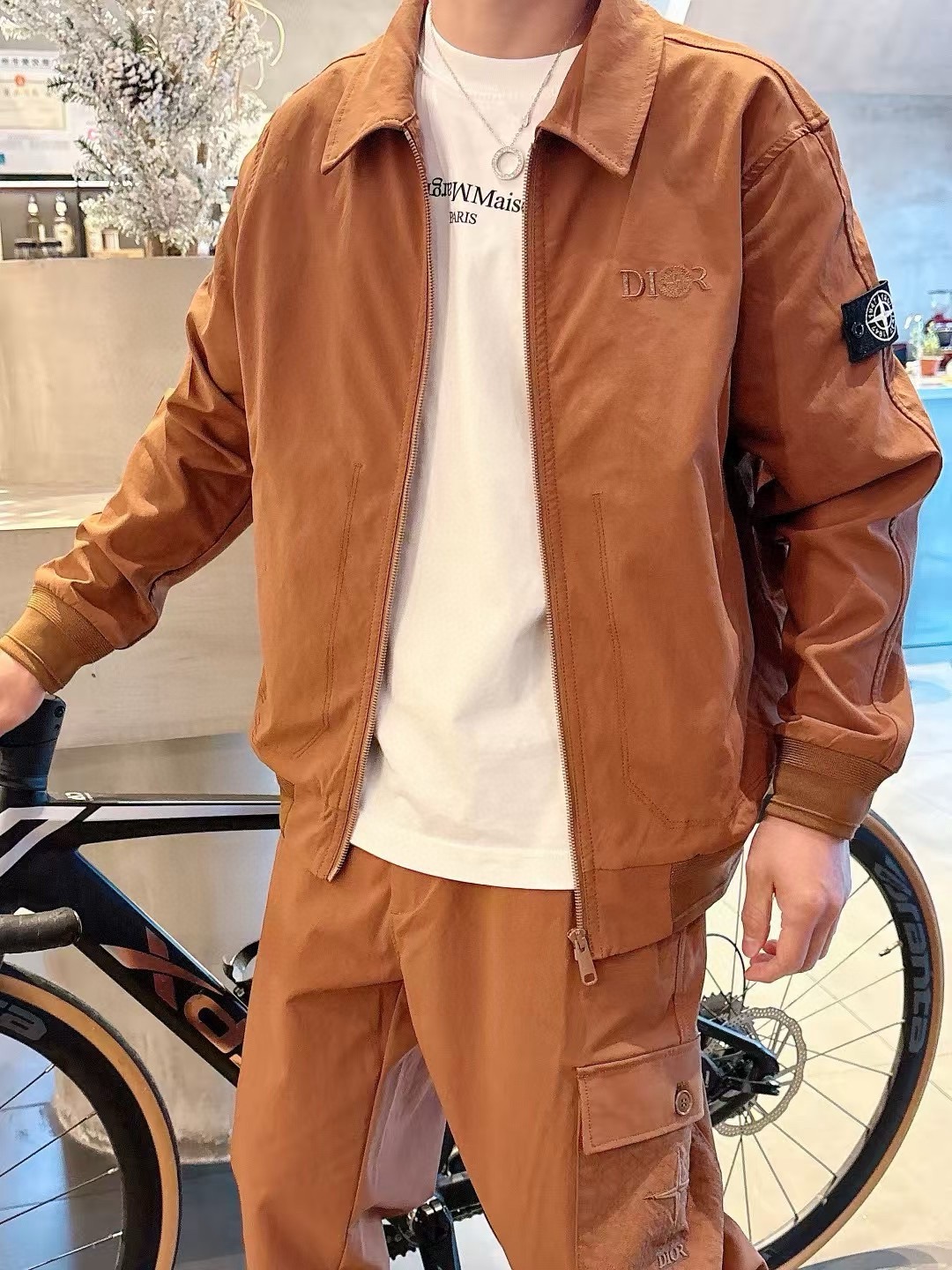 [홍콩명품.Christian Dior]크리스챤 디올+스톤아일랜드  2025 남성용 자켓세트 CD1066 HD 홍콩명품의류,구매대행,온라인명품