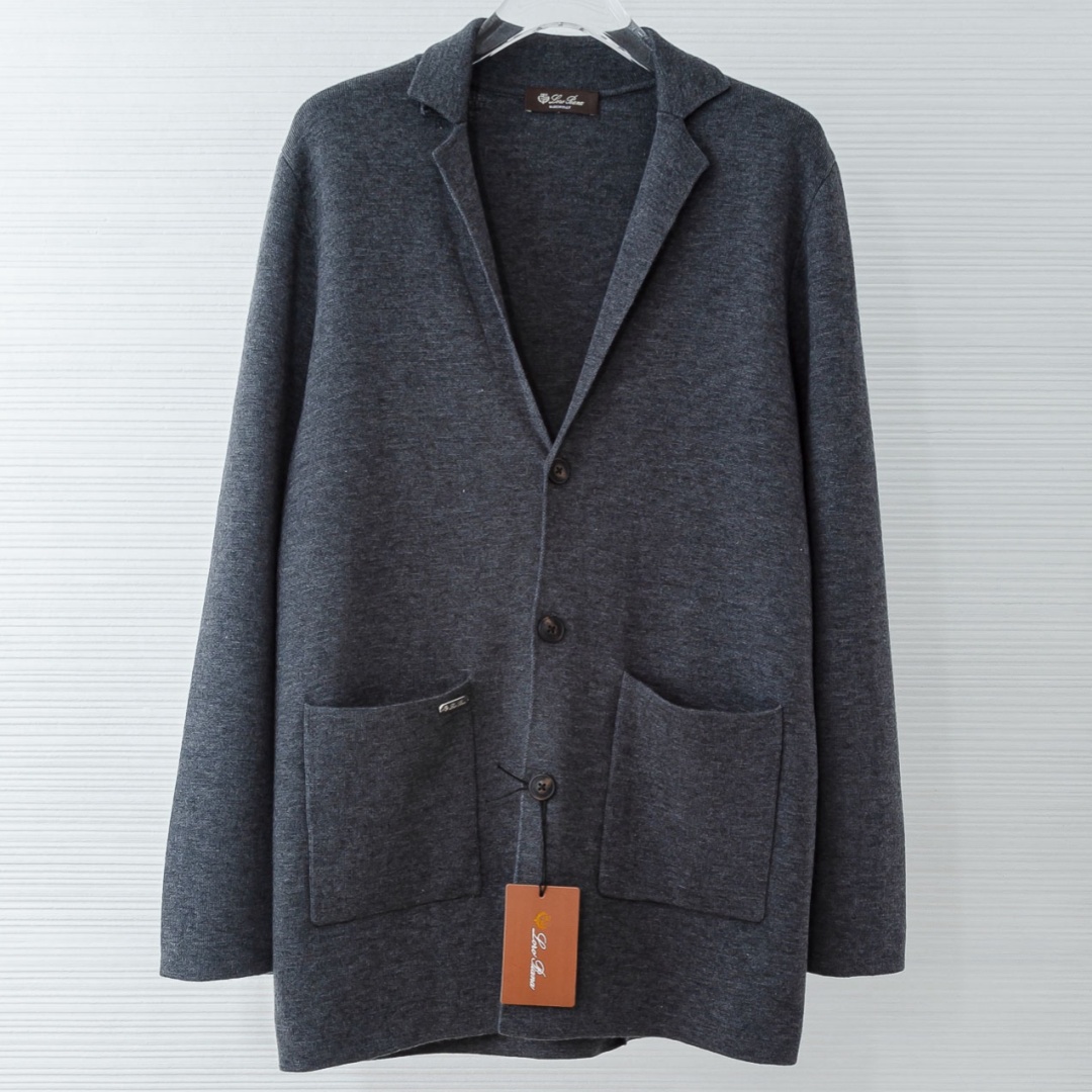 [홍콩명품.loro piana] 로로피아나 2025 남성용 울+캐시미어 가디건 LP663 HD 홍콩명품의류,구매대행,온라인명품