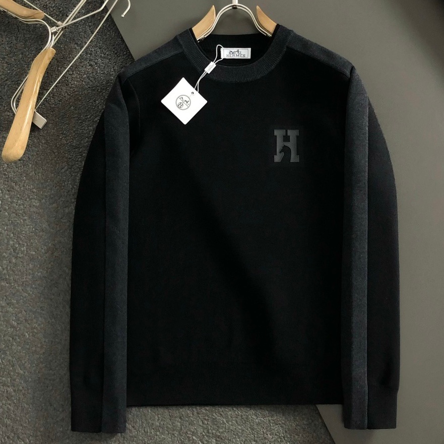 [홍콩명품.HERMES] 에르메스 2025 남성용 니트 풀오버 HM452 YB  홍콩명품의류,구매대행,온라인명품