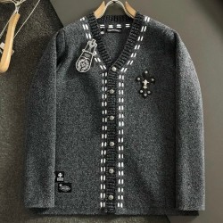 [홍콩명품.CHROME HEARTS] 크롬하츠 2025 남성용 니트 가디건 GC428 YB 홍콩명품의류,구매대행,온라인명품