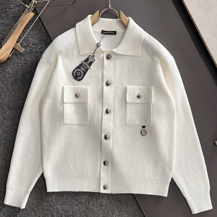 [홍콩명품.CHROME HEARTS] 크롬하츠 2025 남성용 울 가디건 GC432 YB 홍콩명품의류,구매대행,온라인명품