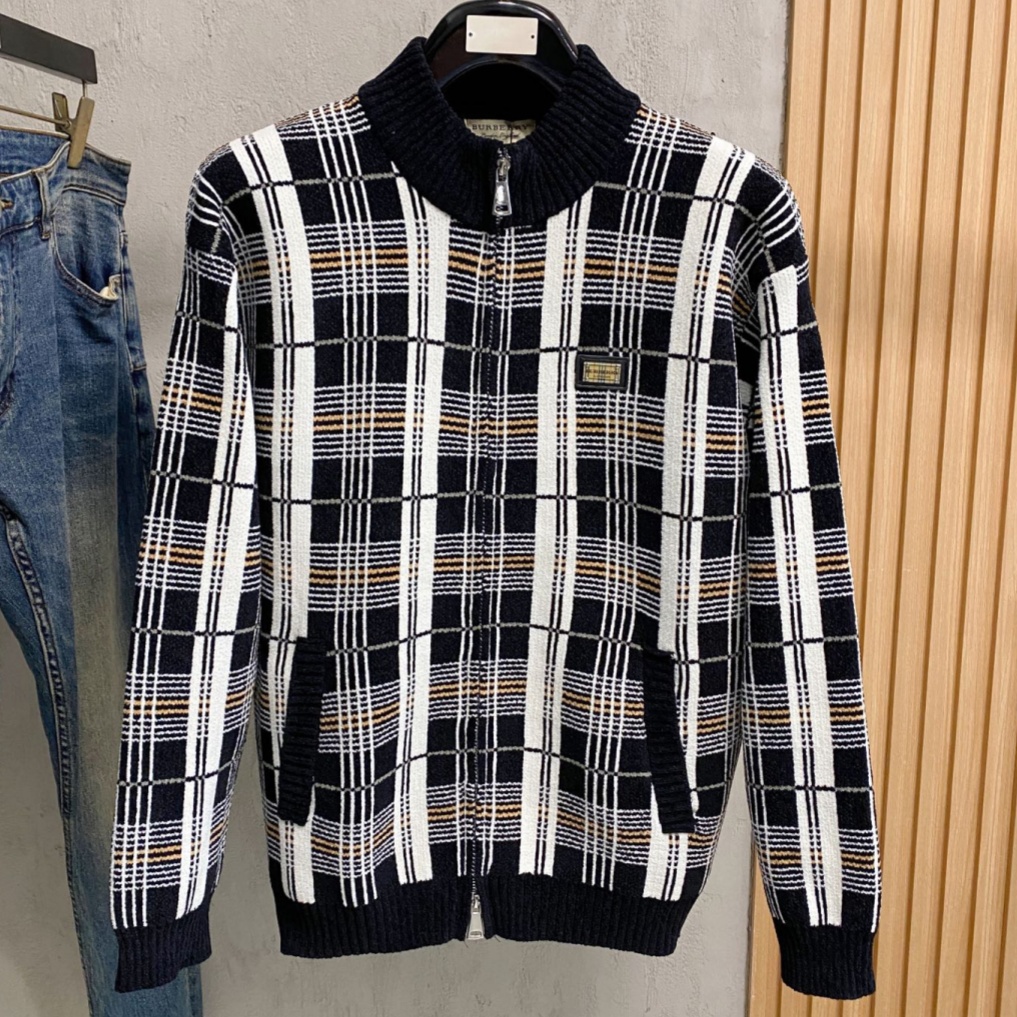 [홍콩명품.BURBERRY] 버버리 2025 남성용 울가디건 BU1432 HD 홍콩명품의류,구매대행,온라인명품