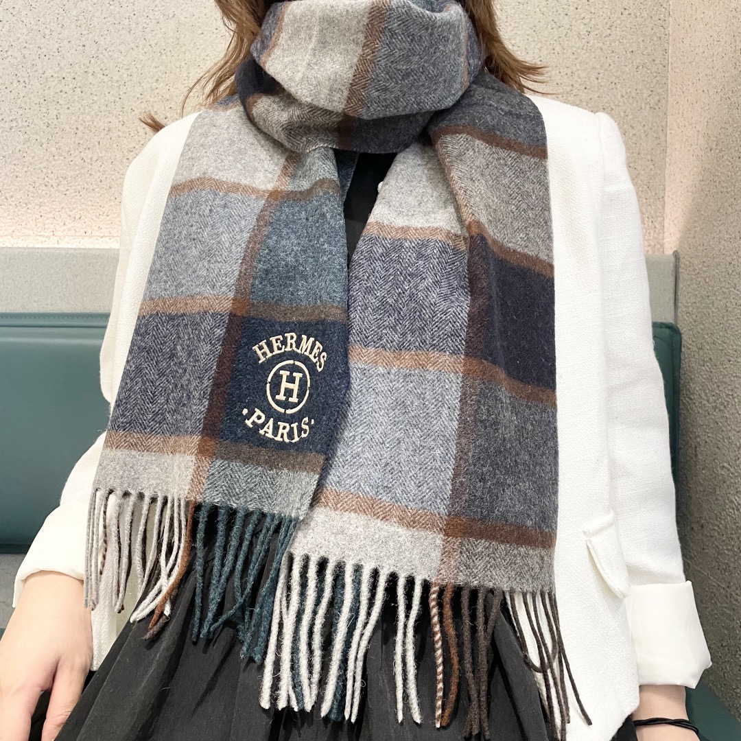 [홍콩명품.HERMES] 에르메스 2025 남여공용 캐시미어 스카프 SN1075 SG1 홍콩명품의류,구매대행,온라인명품