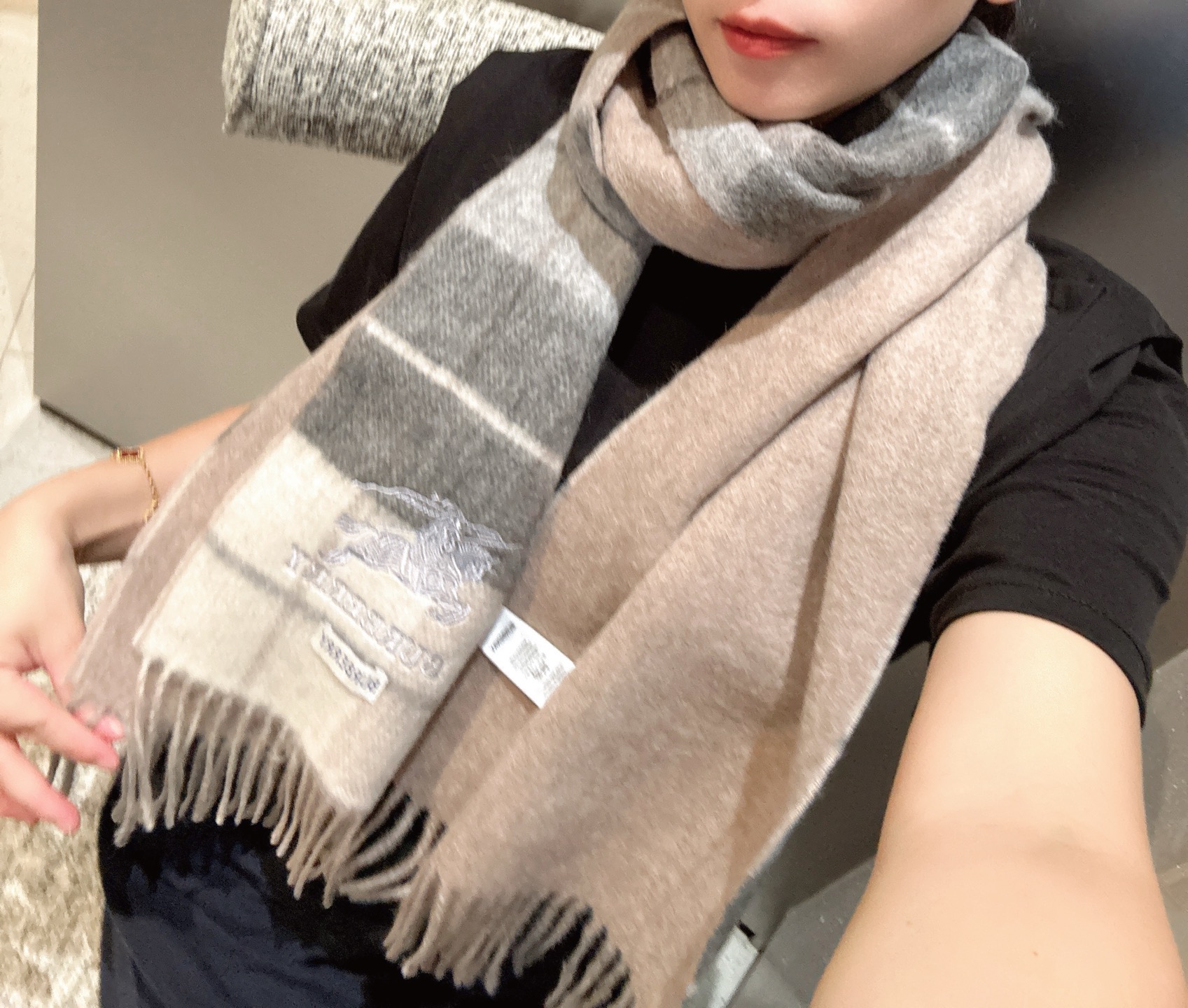 [홍콩명품.BURBERRY] 버버리 2025 남여공용 캐시미어 스카프 SN1100 SG1 홍콩명품의류,구매대행,온라인명품