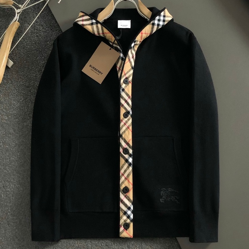 [홍콩명품.BURBERRY] 버버리 2025 남성용 울가디건  BU1438 PD 홍콩명품의류,구매대행,온라인명품
